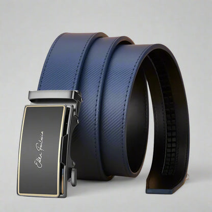 Orion Striped Leather Belt