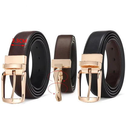 Axis Reversible Leather Belt