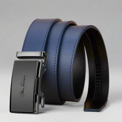 Orion Striped Leather Belt